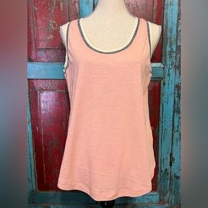 NWT Democracy L Dressy Tank Muted Pink